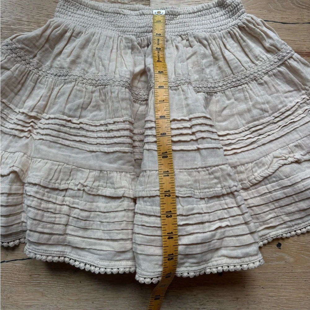 NEW! Spell & the Gypsy Collective Organic Cotton Sand Hanalei Skirt XS PriceFirm